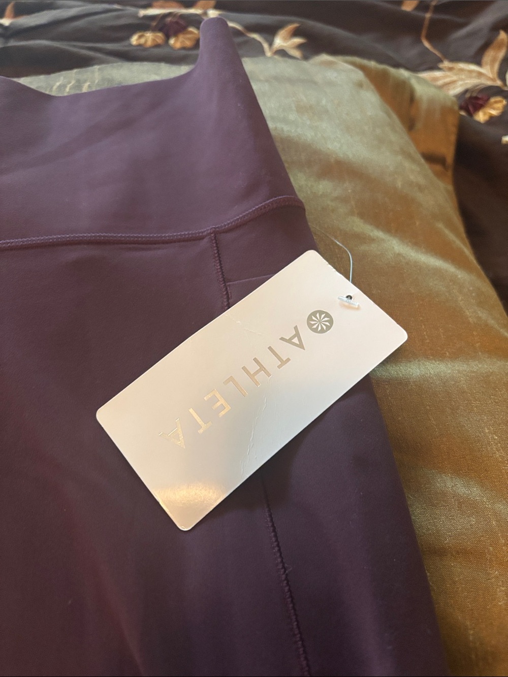 Athleta Eggplant Cropped High-Rise Leggings - Picture 2 of 9